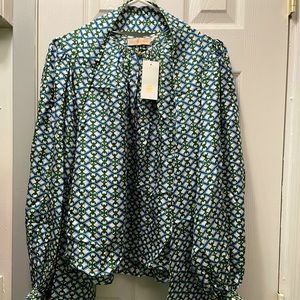 Tory Burch Silk Blouse Sz 4